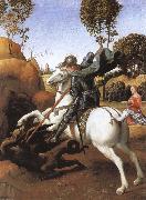 RAFFAELLO Sanzio Kill dragon France oil painting artist